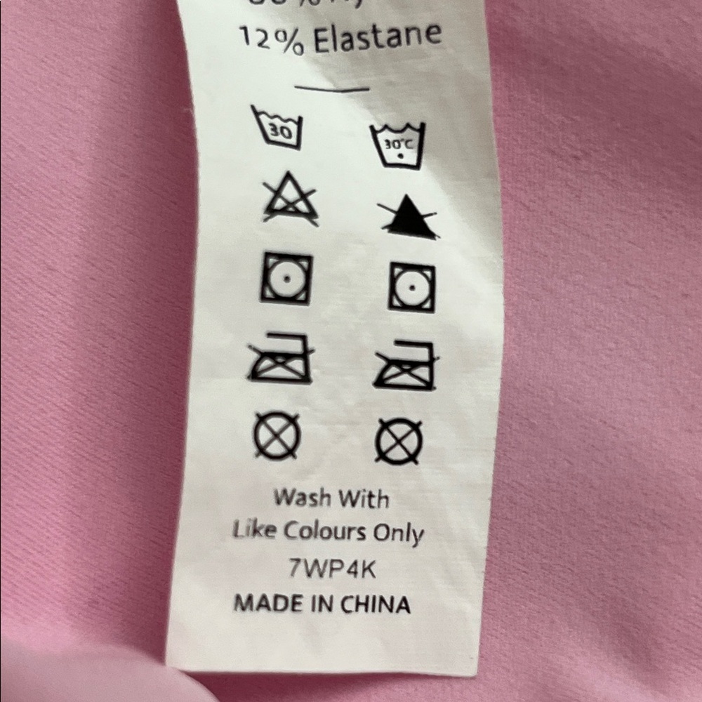 Source Unknown Pink Sleeveless Razorback Mini Dress Women’s L Activewear FLAWED - Picture 13 of 13